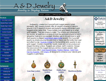 Tablet Screenshot of andjewelry.com